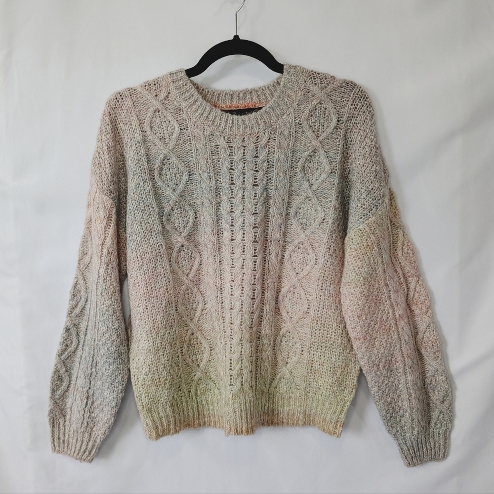 Oak & Trellis Women's Ombre Knit Sweater, size Large
